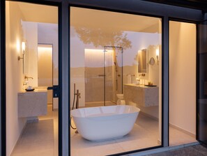 Eco-friendly toiletries, hair dryer, bathrobes, slippers - Cape Sounio, A Grecotel Resort to Live (Lavreotiki)