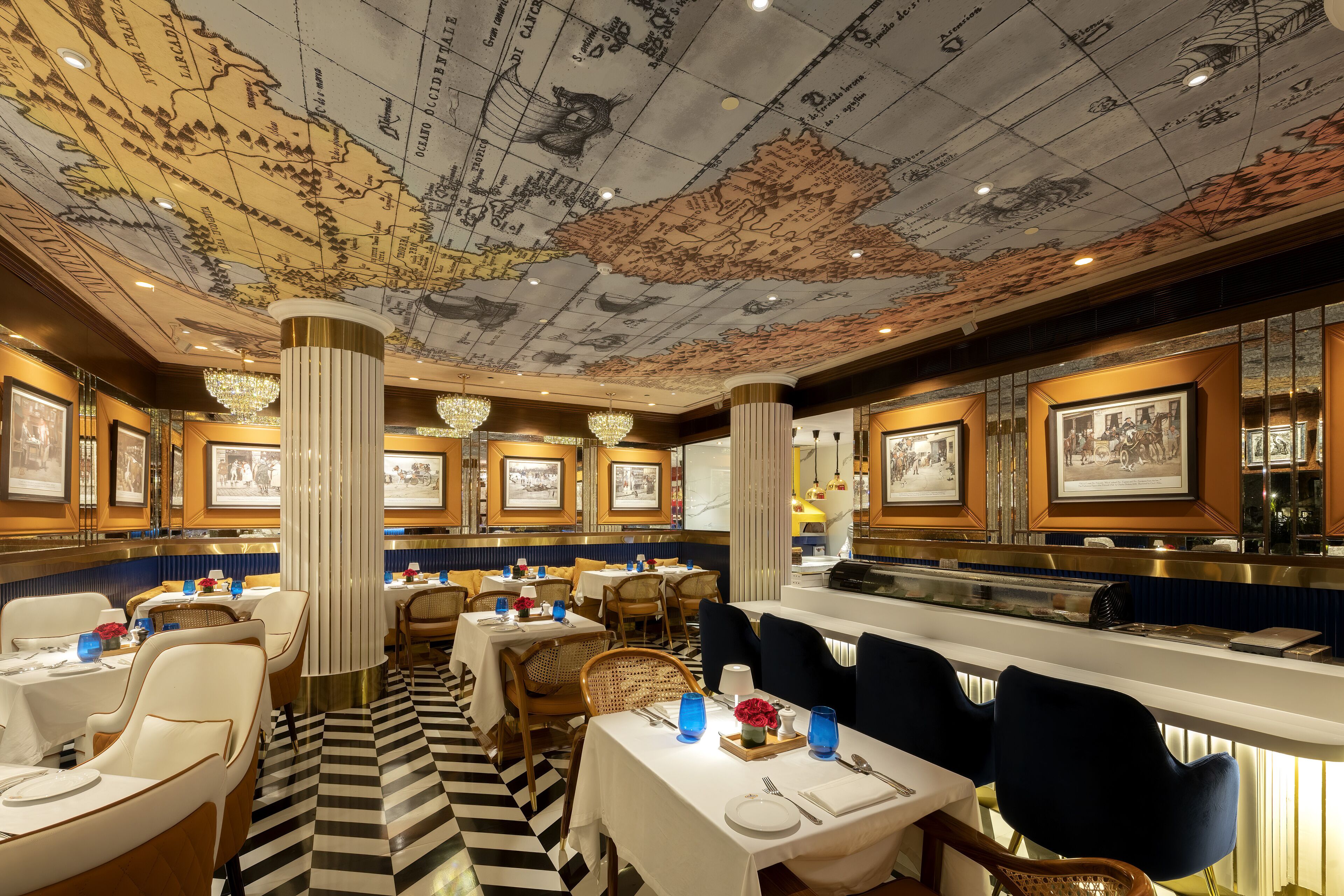 4 restaurants, breakfast, lunch, dinner served; mediterranean cuisine