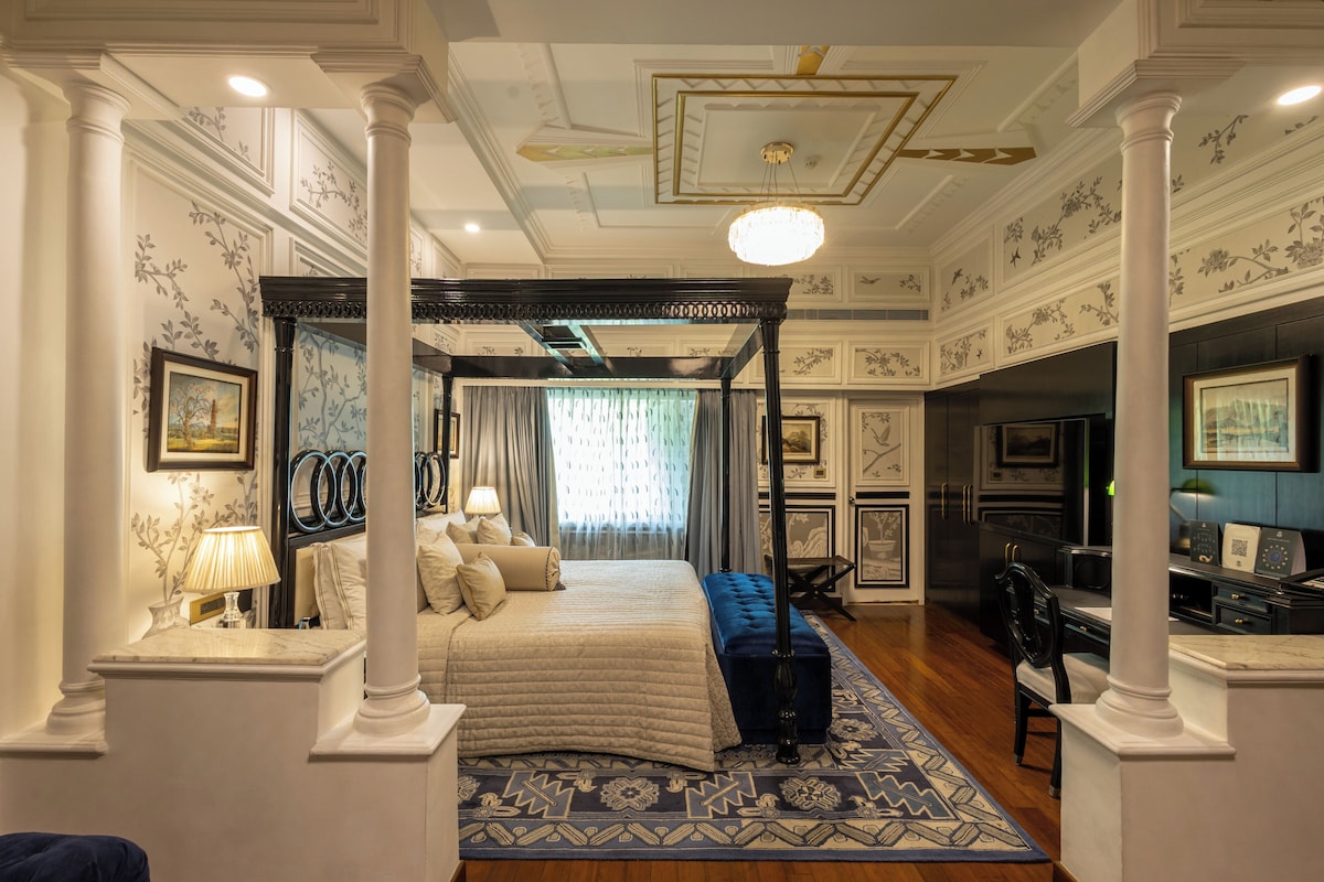 Habitación de lujo, 1 cama King size (Grand) | Sábanas de algodón egipcio, ropa de cama de alta calidad y edredón
