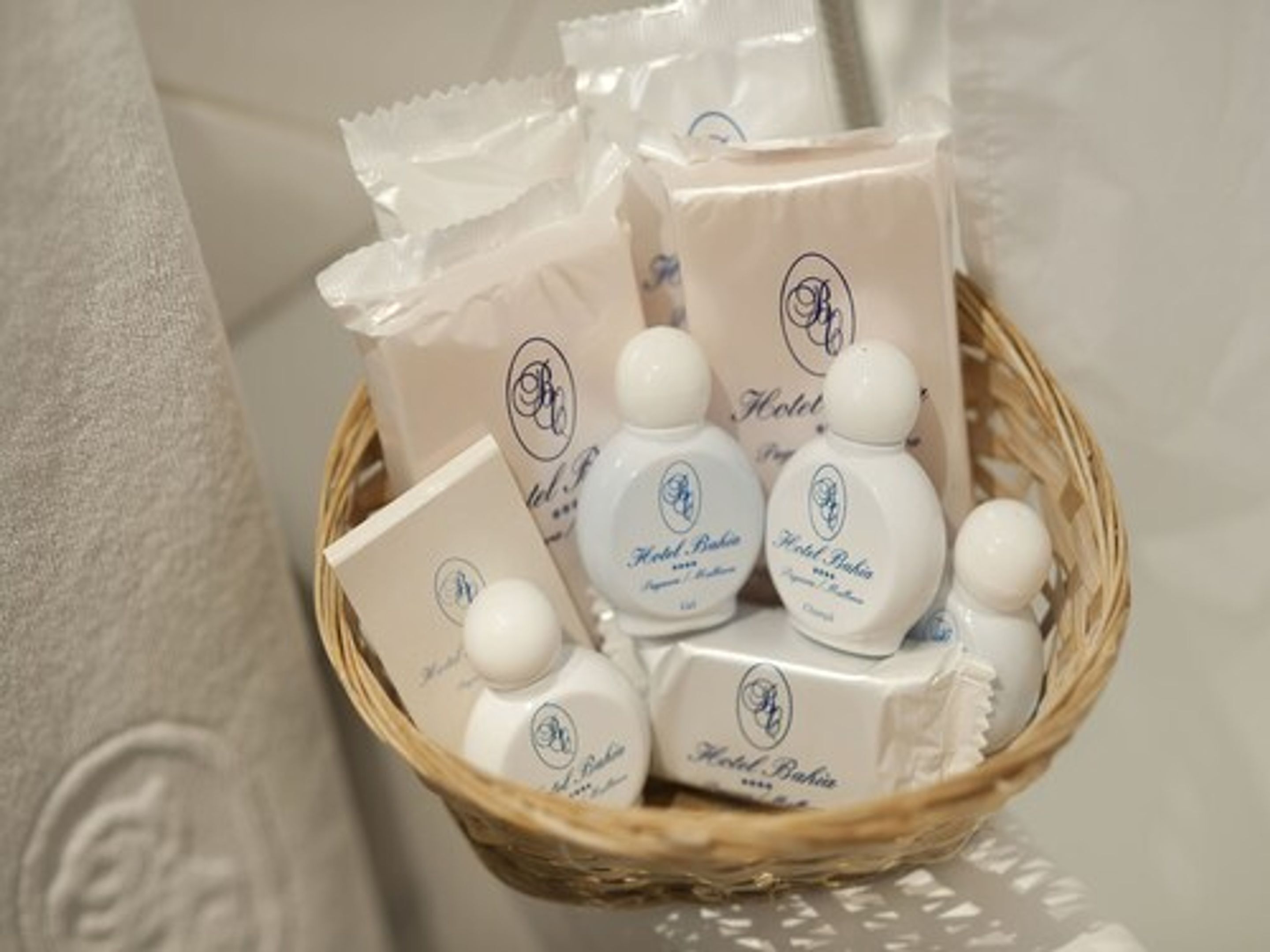 combined shower/bathtub, free toiletries, hair dryer, bidet