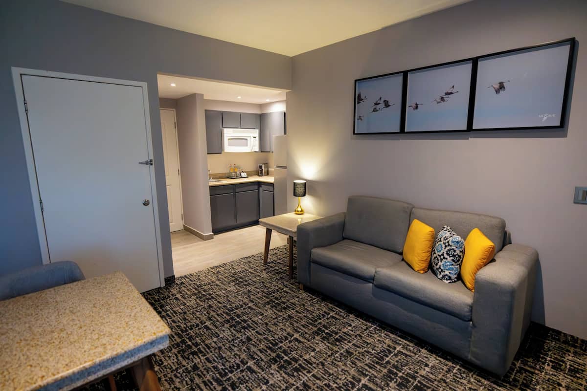 1 bedroom, in-room safe, desk, free cots/infant beds