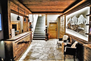 Interior entrance