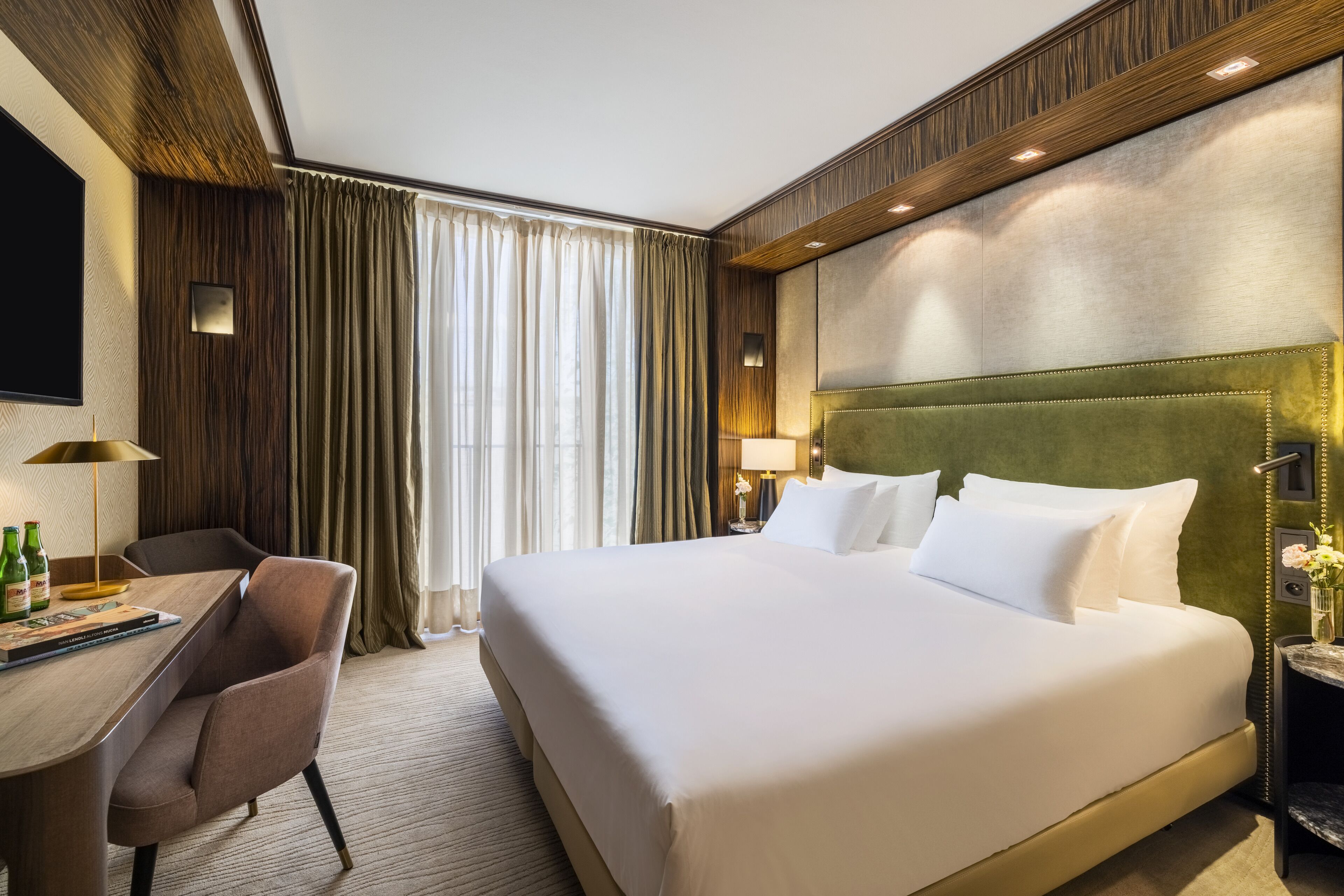 1 slaapkamer, luxe beddengoed, Select Comfort-bedden, een minibar