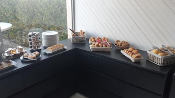 Daily buffet breakfast (EUR 13 per person)