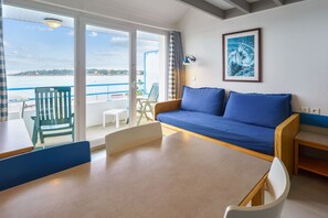 Apartment 4 people - 1 bedroom - Duplex - Balcony - Sea view | Living area