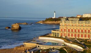 Studio, Balcony, Sea View | Terrace/patio - Résidence Victoria Surf (Biarritz)