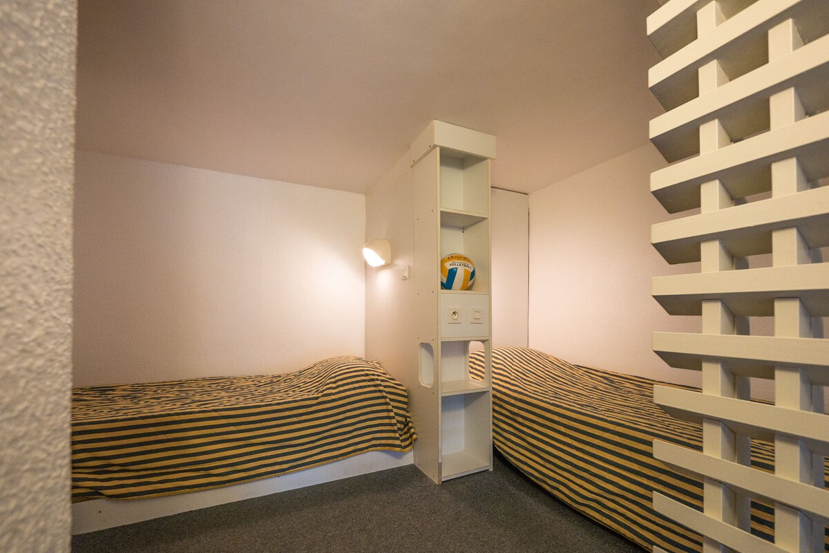 Blackout drapes, iron/ironing board (on request), WiFi (free)