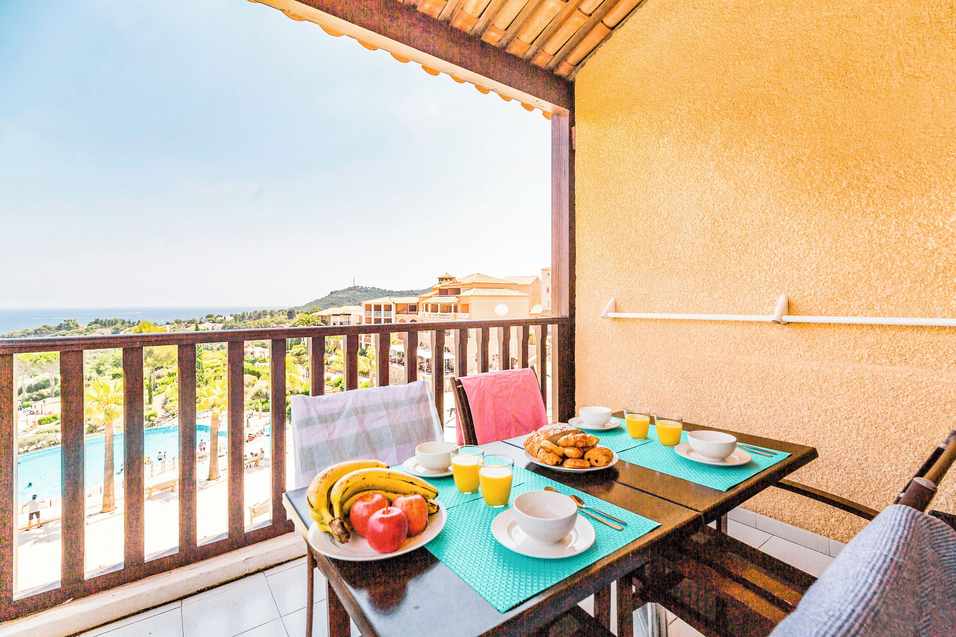 Appartement 5 personnes - 1 chambre - Terrasse - Vue mer | Terrasse/Patio