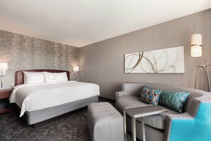 Room, 1 King Bed with Sofa bed | Pillow-top beds, desk, laptop workspace, iron/ironing board - Courtyard by Marriott Salinas Monterey (Salinas)