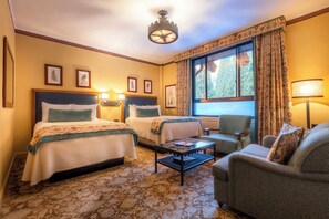 Standard Room, 2 Double Beds | Premium bedding, in-room safe, desk, iron/ironing board - The Ahwahnee (Yosemite National Park)