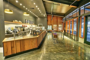 2 restaurants, breakfast, lunch, dinner served; local cuisine