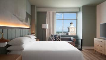 Premium bedding, in-room safe, desk, blackout drapes