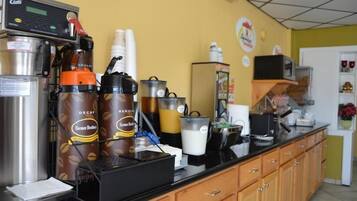 Free daily on-the-go breakfast