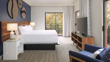 Premium bedding, minibar, in-room safe, desk