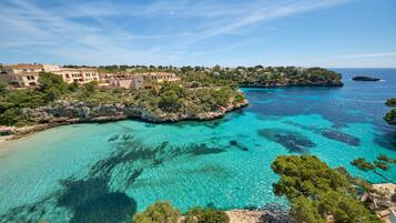 Accommodatie ligt op het strand