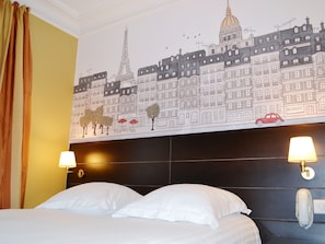 Camas Select Comfort, cofres nos quartos, escrivaninha