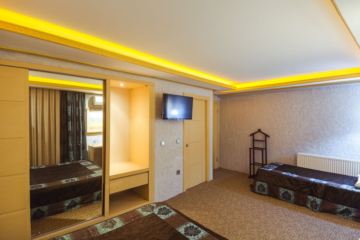 Biancheria da letto di alta qualità, minibar, una cassaforte in camera