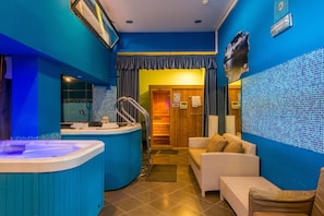Sauna, spa, soins du corps, aromathérapie, massage aux pierres chaudes