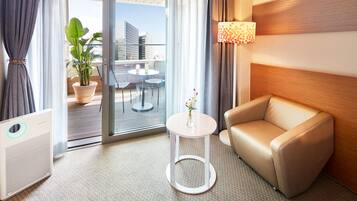 Twin Room, Women only, Balcony | View from room