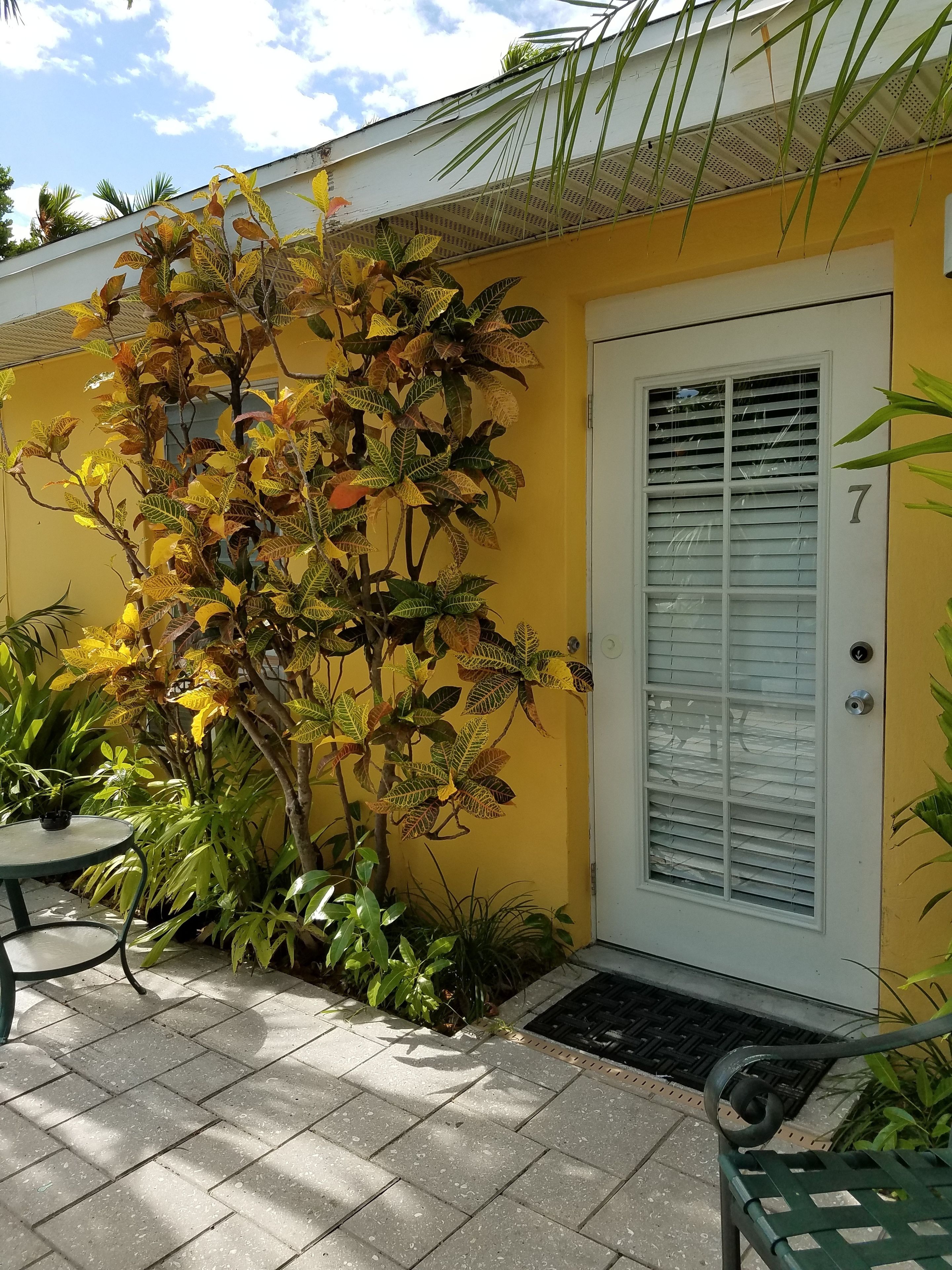 queen suite #7, full kitchen, ground floor, pool view, private bathroom | 1 bedroom, individually decorated, individually furnished