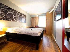 Standard Room, 1 Double Bed | 1 bedroom, desk, blackout curtains, soundproofing