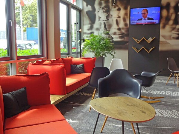 Sala de estar en el lobby