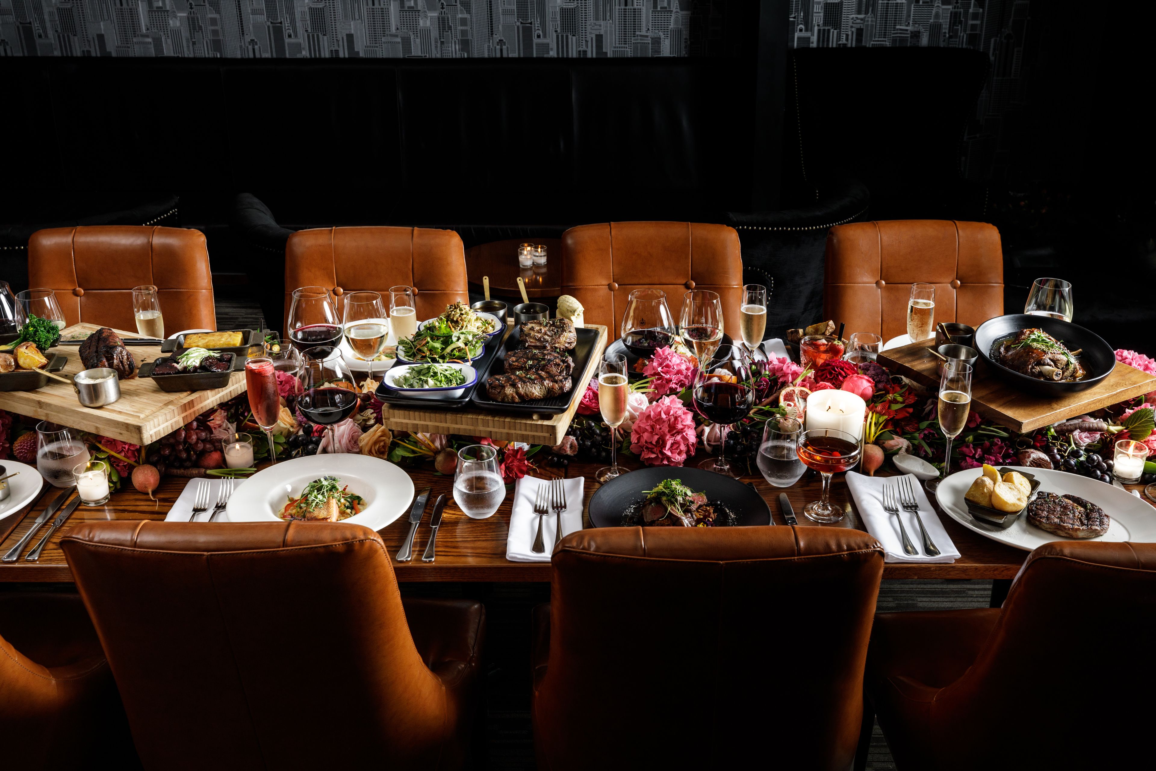 Breakfast, lunch and dinner served