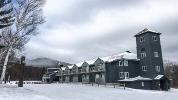 Majoituspaikan julkisivu