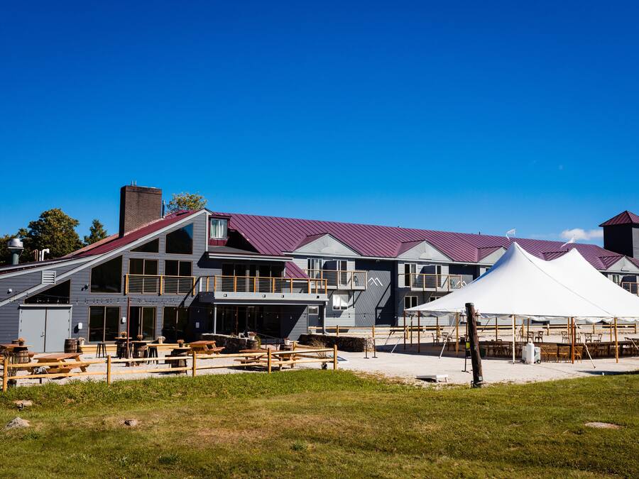 Overnatningsstedets facade