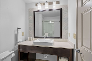 Premium Room, 2 Queen Beds, Non Smoking | Bathroom | Shower, free toiletries, hair dryer, towels at Country Inn & Suites by Radisson, Myrtle Beach, SC