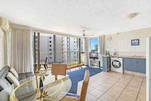 Standard Apartment, 1 Bedroom | Living area | 32-inch LCD TV with cable channels, TV