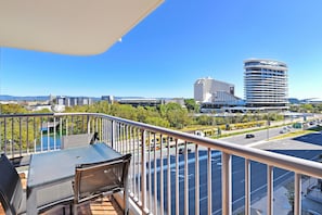 View from room - Broadbeach Travel Inn Apartments (Broadbeach)