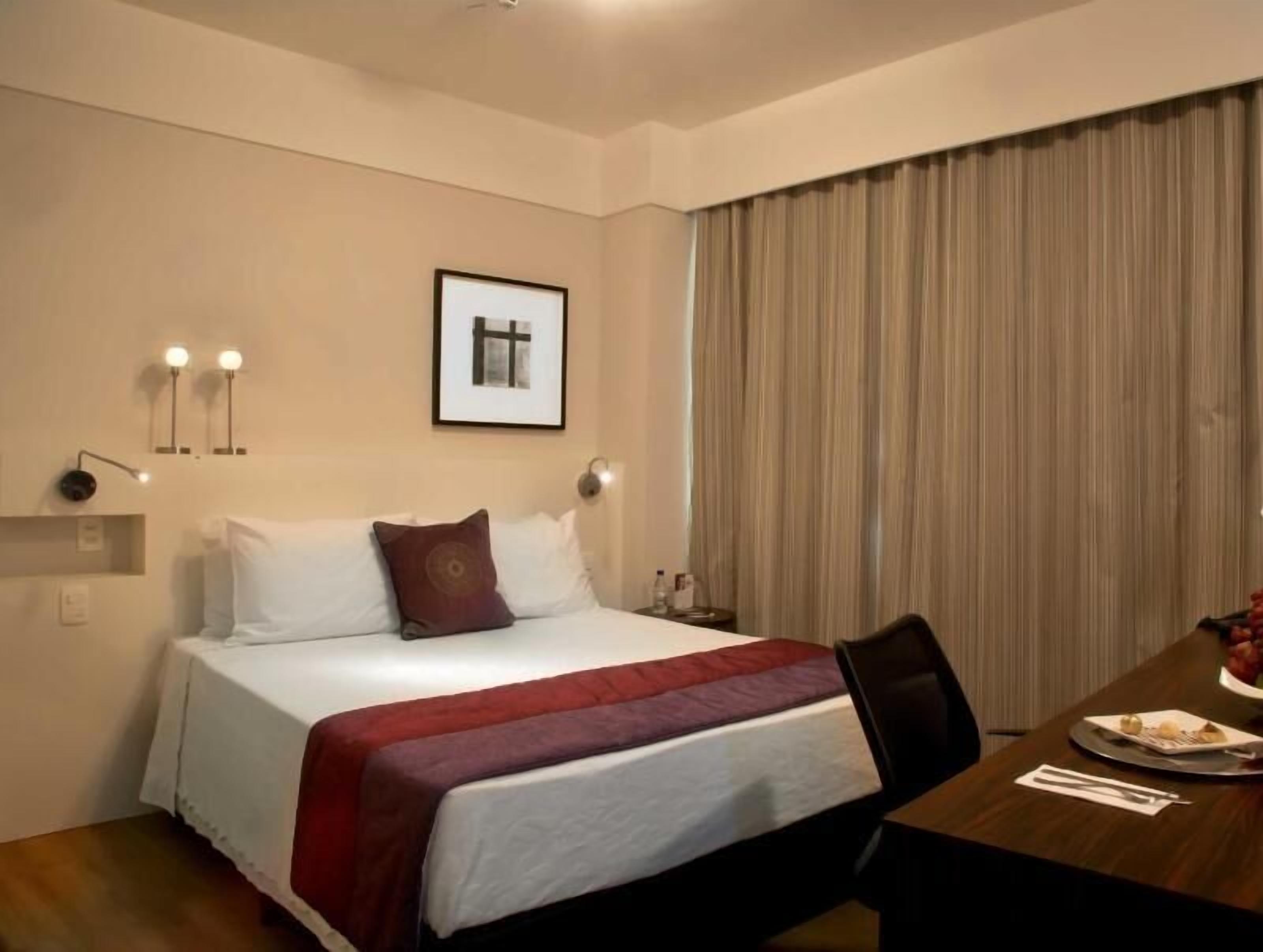 Minibar, in-room safe, desk, blackout curtains