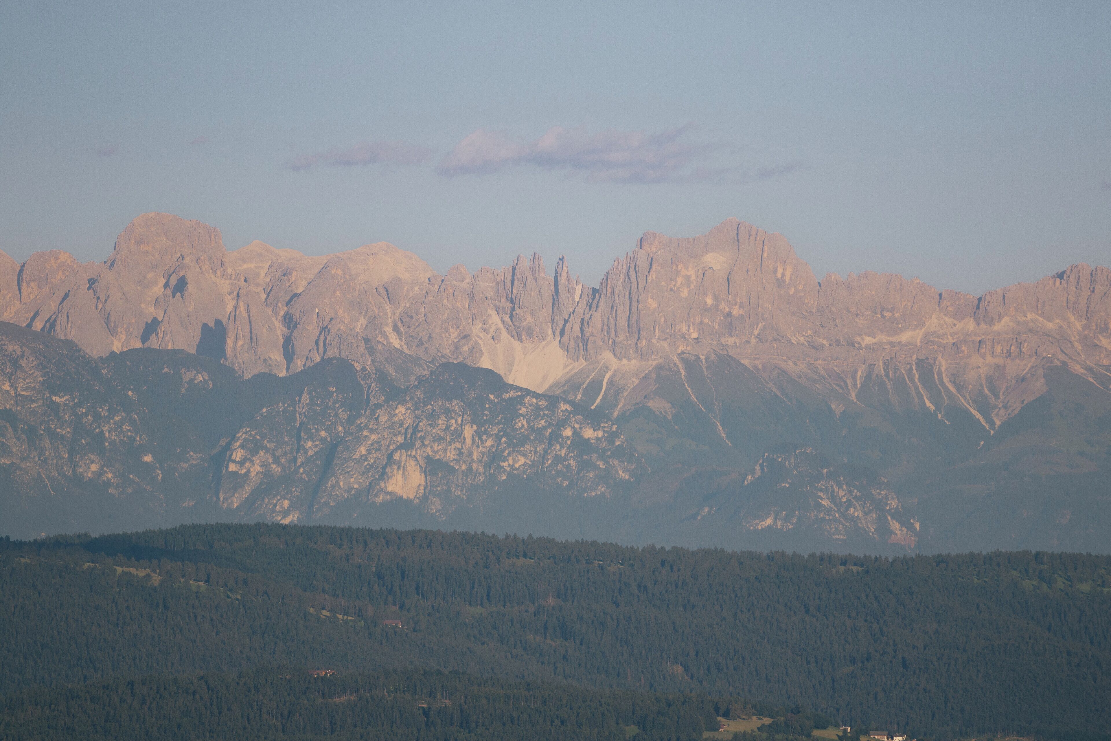 Blick von der Unterkunft