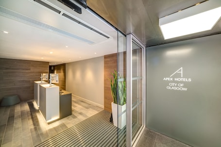 Interior entrance. Apex City of Glasgow Hotel