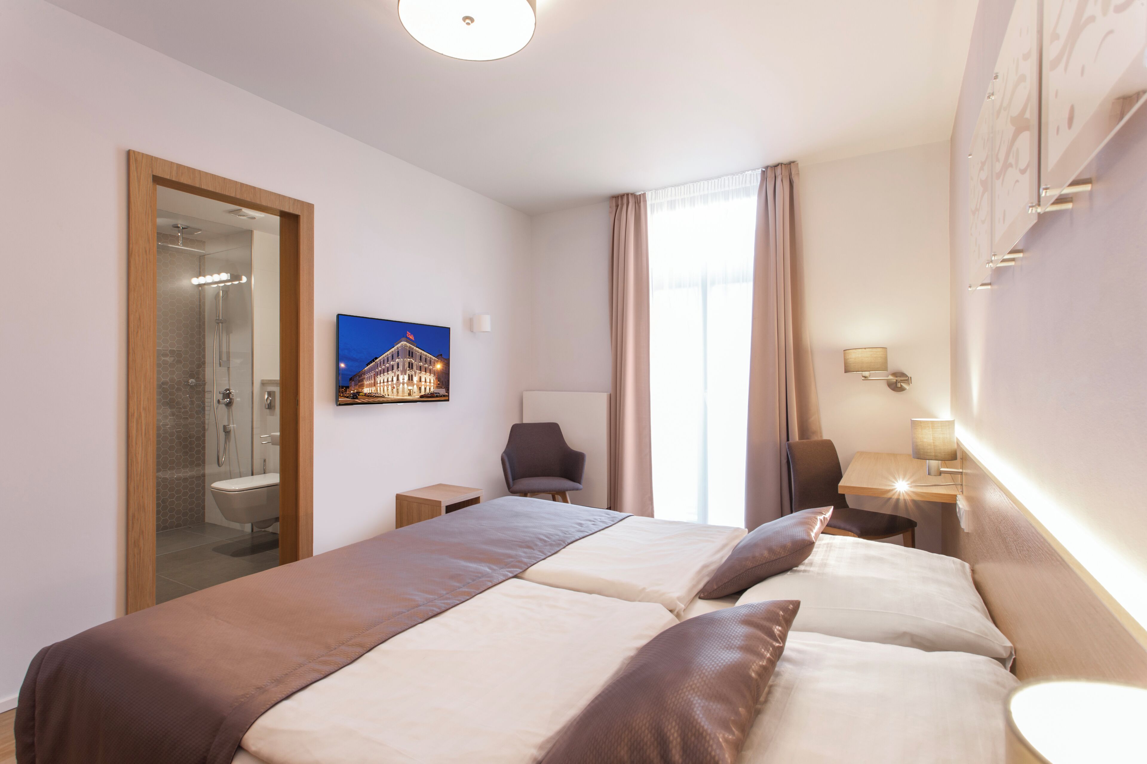 superior double room | in-room safe, desk, laptop workspace, free wifi