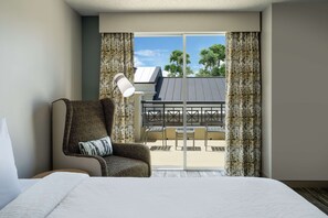 Basic Room, 2 Queen Beds, Balcony | In-room safe, desk, laptop workspace, free cribs/infant beds