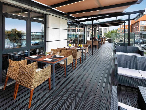 Det finns frukost, lunch och middag