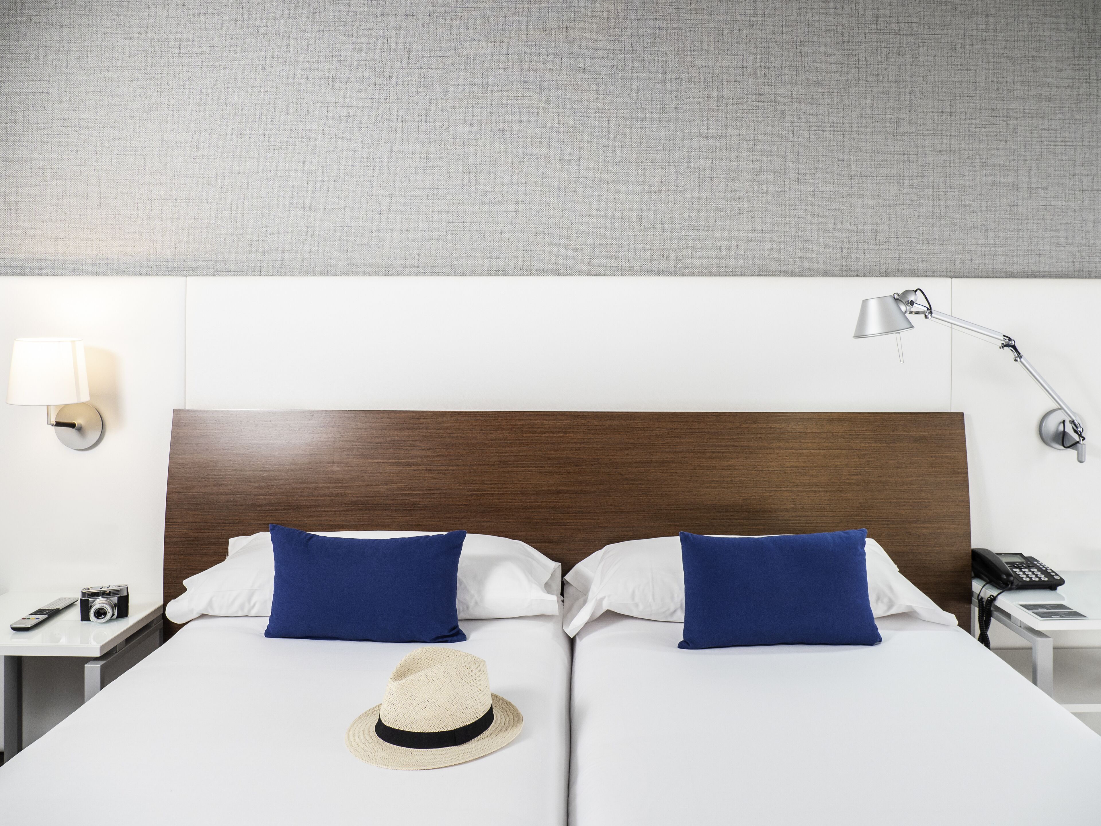 Chambre avec lits jumeaux, 2 lits une place