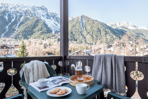 Apartment 6 people - 1 bedroom + 1 sleeping alcove - Rivière | Terrace/patio - Résidence Pierre & Vacances Chamonix La Rivière (Chamonix-Mont-Blanc)