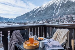 Apartment 4 people - 1 bedroom - Aiglons | Terrace/patio - Résidence Pierre & Vacances Chamonix La Rivière (Chamonix-Mont-Blanc)