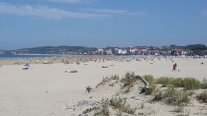 Vlak bij het strand