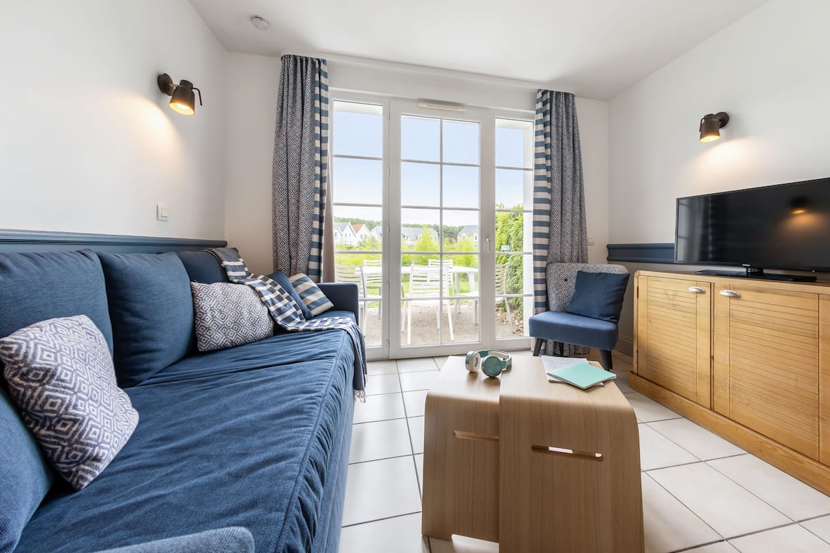 House 5 people - 1 bedroom - Terrace - Maisons de la Plage district | Living area