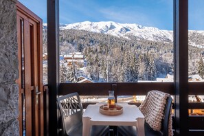 Studio 6 personnes - 1 coin nuit + 1 mezzanine - Vue montagne - rénové | Terrace/patio - Résidence Pierre & Vacances Les Ravines (Les Allues)