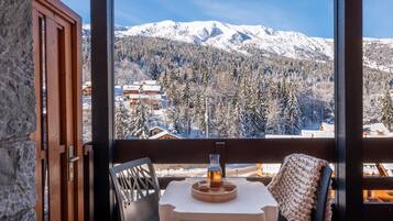 Studio 6 personnes - 1 coin nuit + 1 mezzanine - Vue montagne - rénové | Terrace/patio