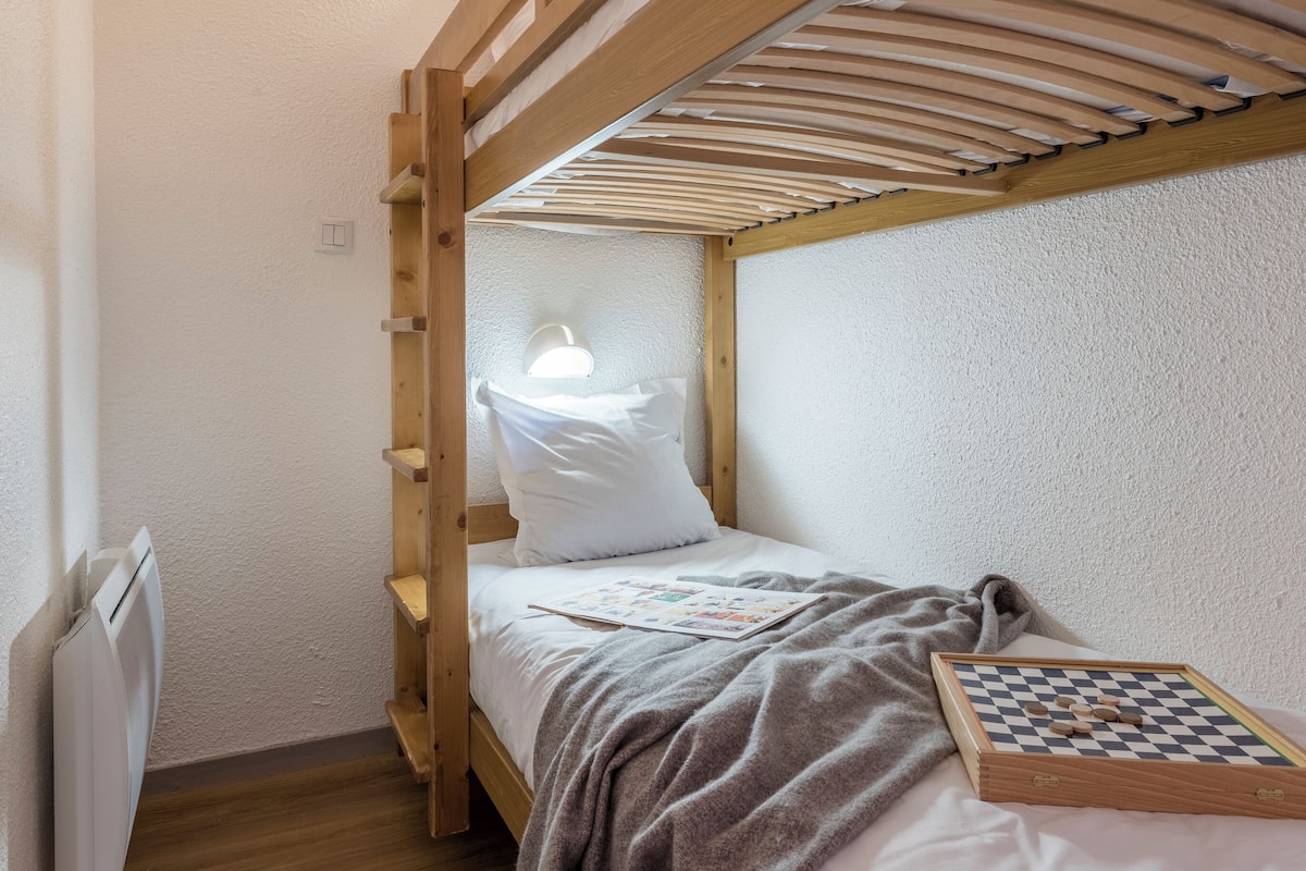 Studio 4 personnes - 1 coin nuit - Rénové | Nôi/giường cho trẻ sơ sinh (phụ phí)