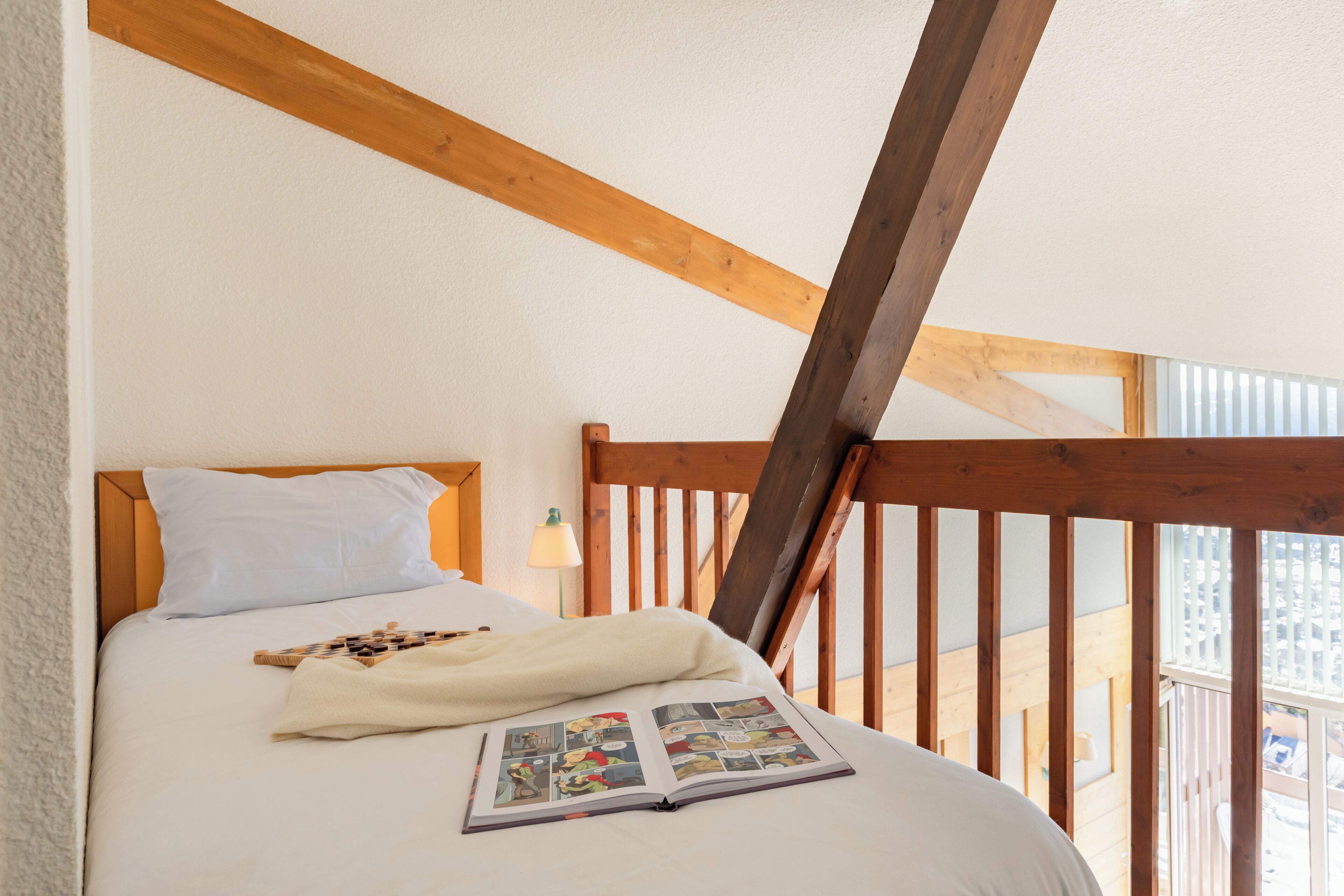 Apartment 7 people - 1 bedroom + 1 sleeping alcove + 1 mezzanine - Duplex | Iron/ironing board, cribs/infant beds, free WiFi, bed sheets