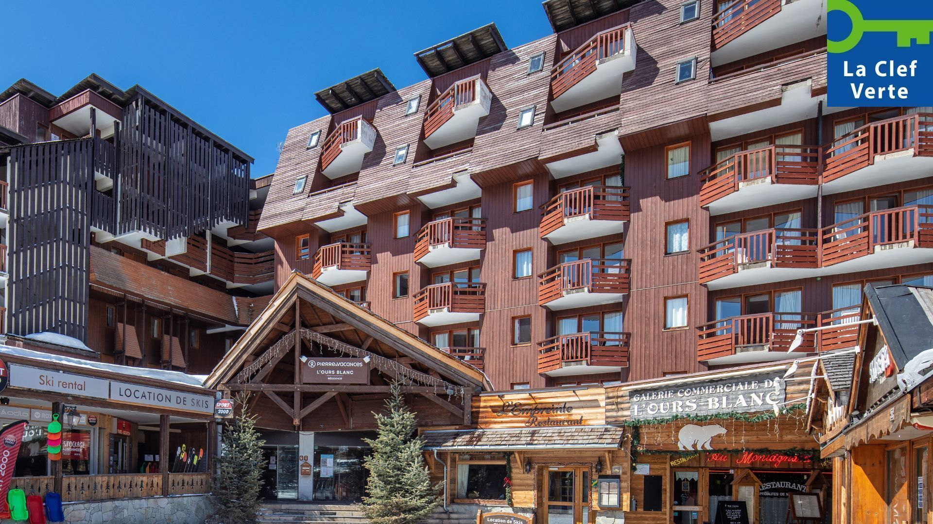 Fassade der Unterkunft