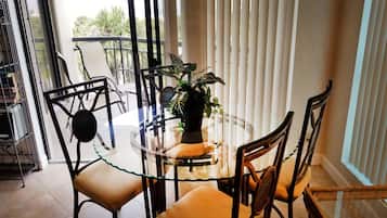 Condo | In-room dining