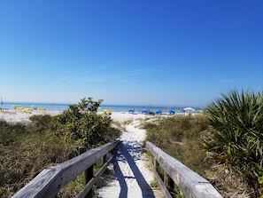 Plage, sable blanc